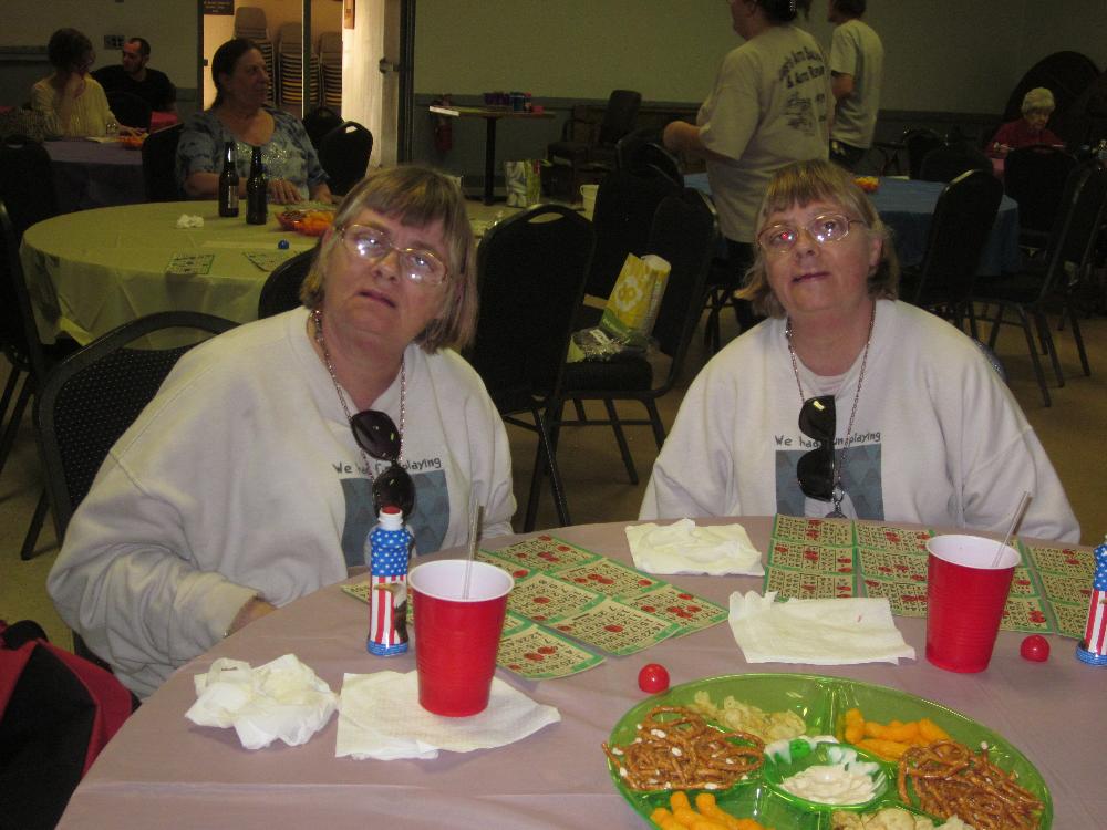 Bingo with the twins for Special Childrens Committee